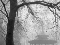 Paviljon Tuškanac u jesen. Umjetnička fotografijau  Paviljon